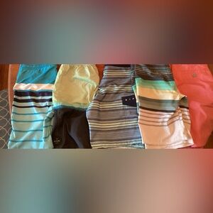 Bundle of 10 bathing shorts for boy sizes from 8 to 10